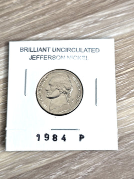 1984-P Jefferson Nickel Coin Collectible