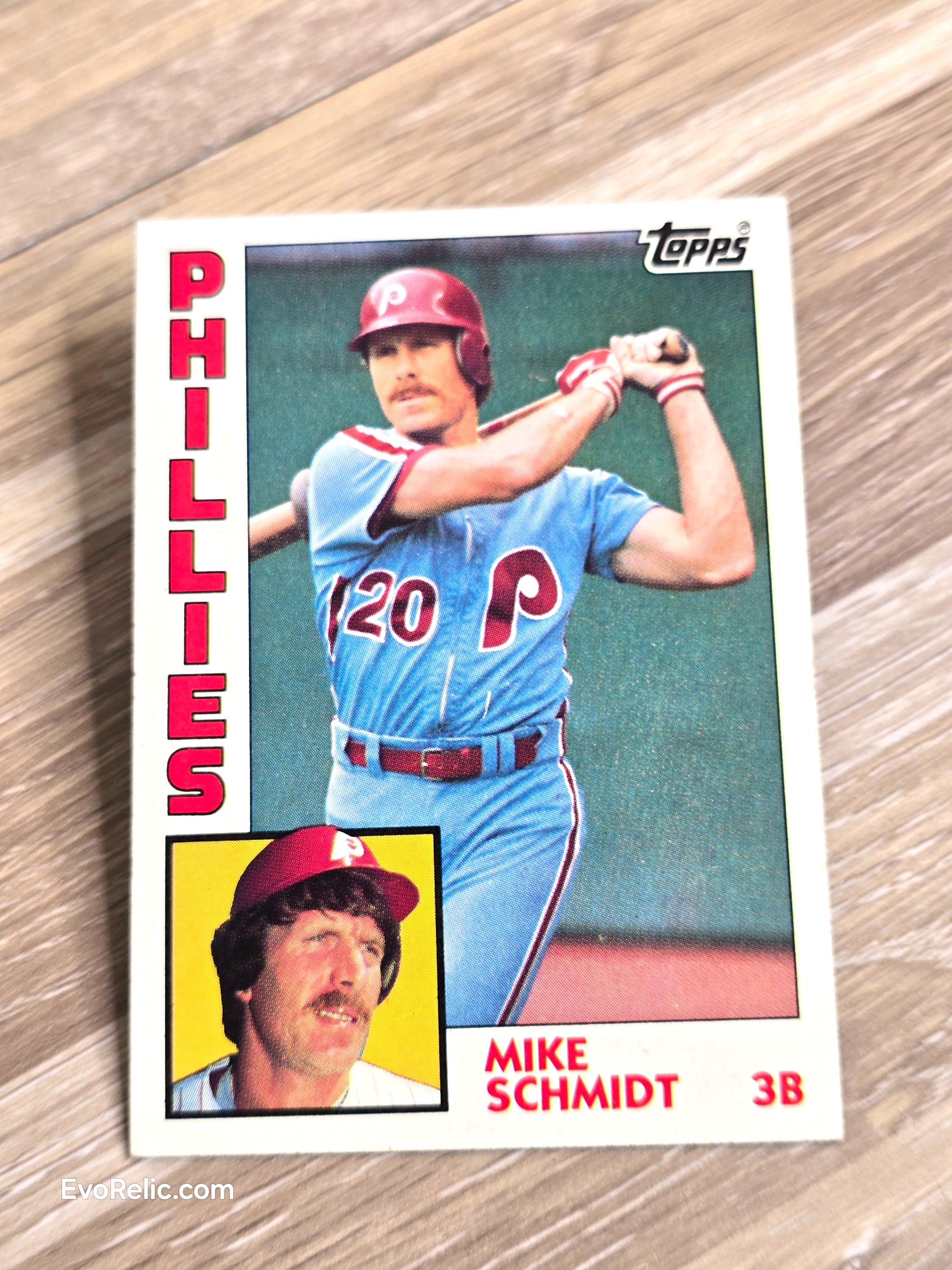 1984 Mike Schmidt Baseball Card Topps No 700