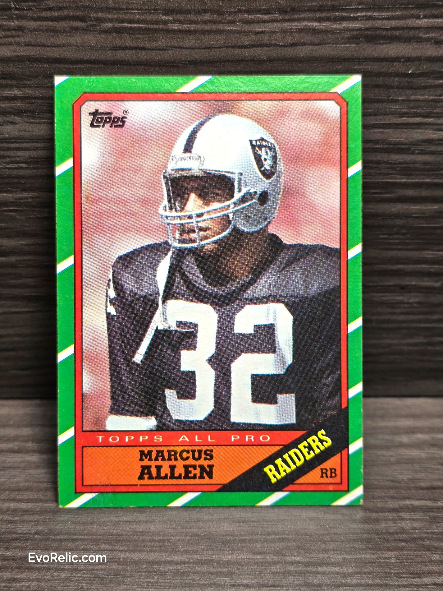 1986 Marcus Allen Football Card Topps No 62