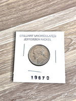 1987-D Jefferson Nickel Coin Collectible Uncirculated