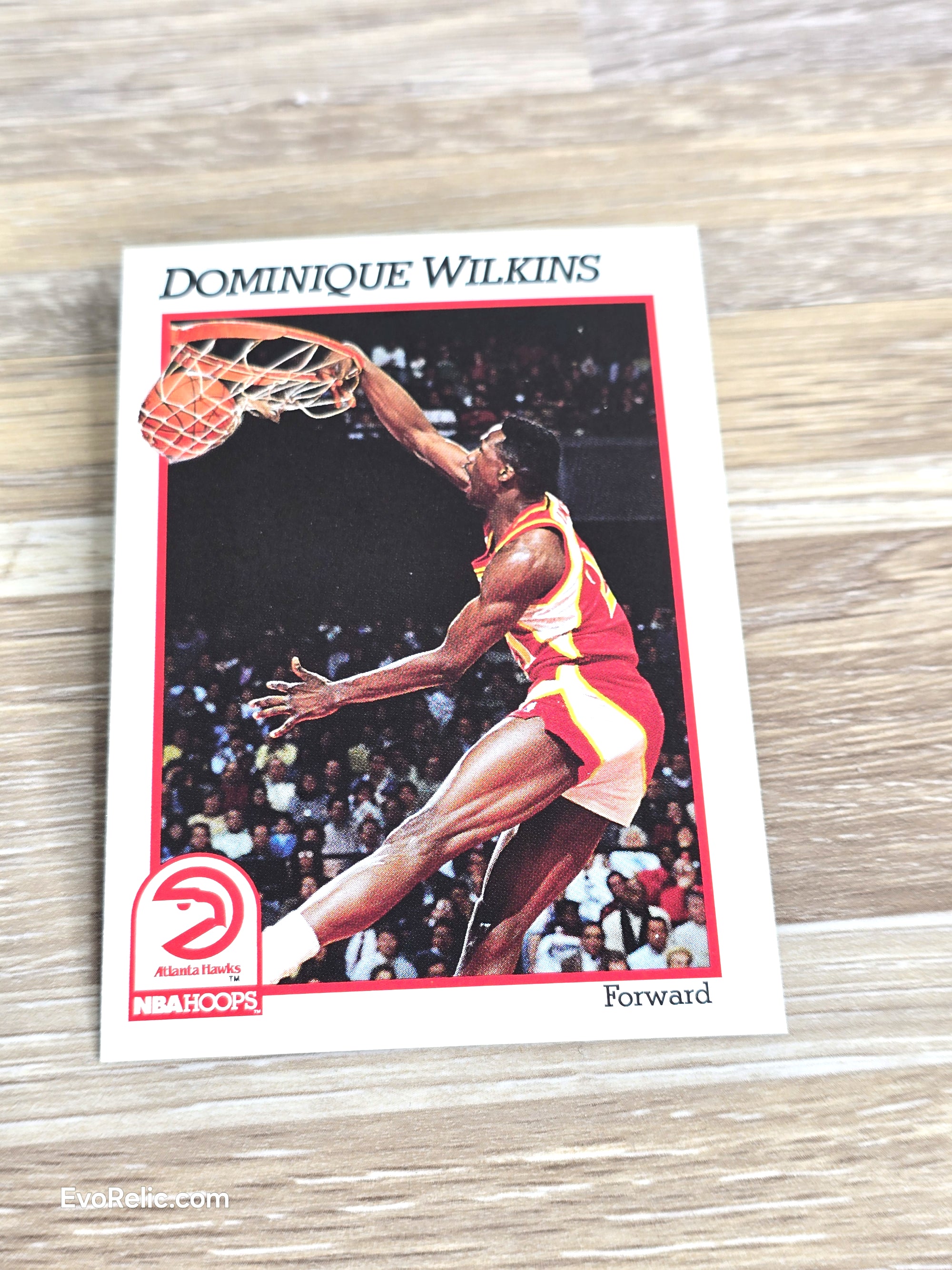 1991 Dominique Wilkins Basketball Card NBA No 7