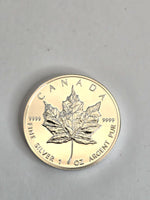 1998 Silver 1oz Canadian Maple Leaf Coin