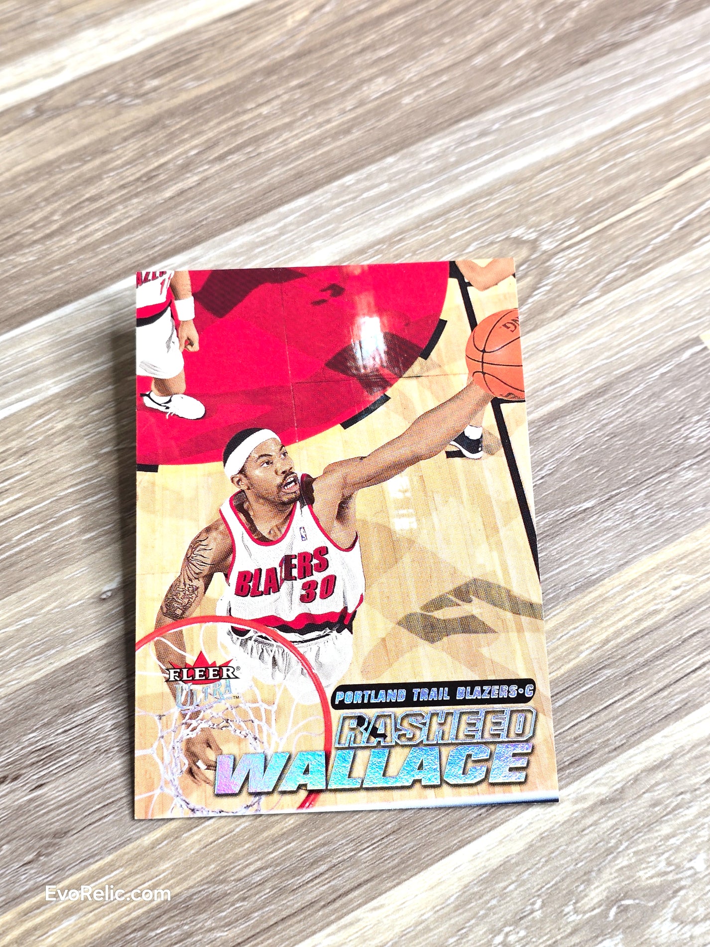 2000 Fleer NBA Basketball Card Rasheed Wallace #14 Portland Trail Blazers - NM