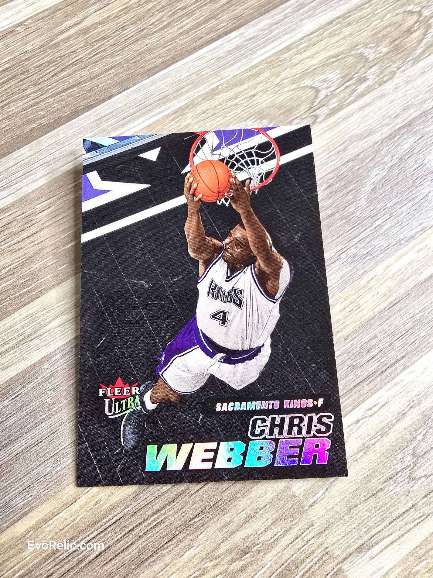 2000'01 Chris Webber NBA Basketball Card Ultra Fleer No. 35