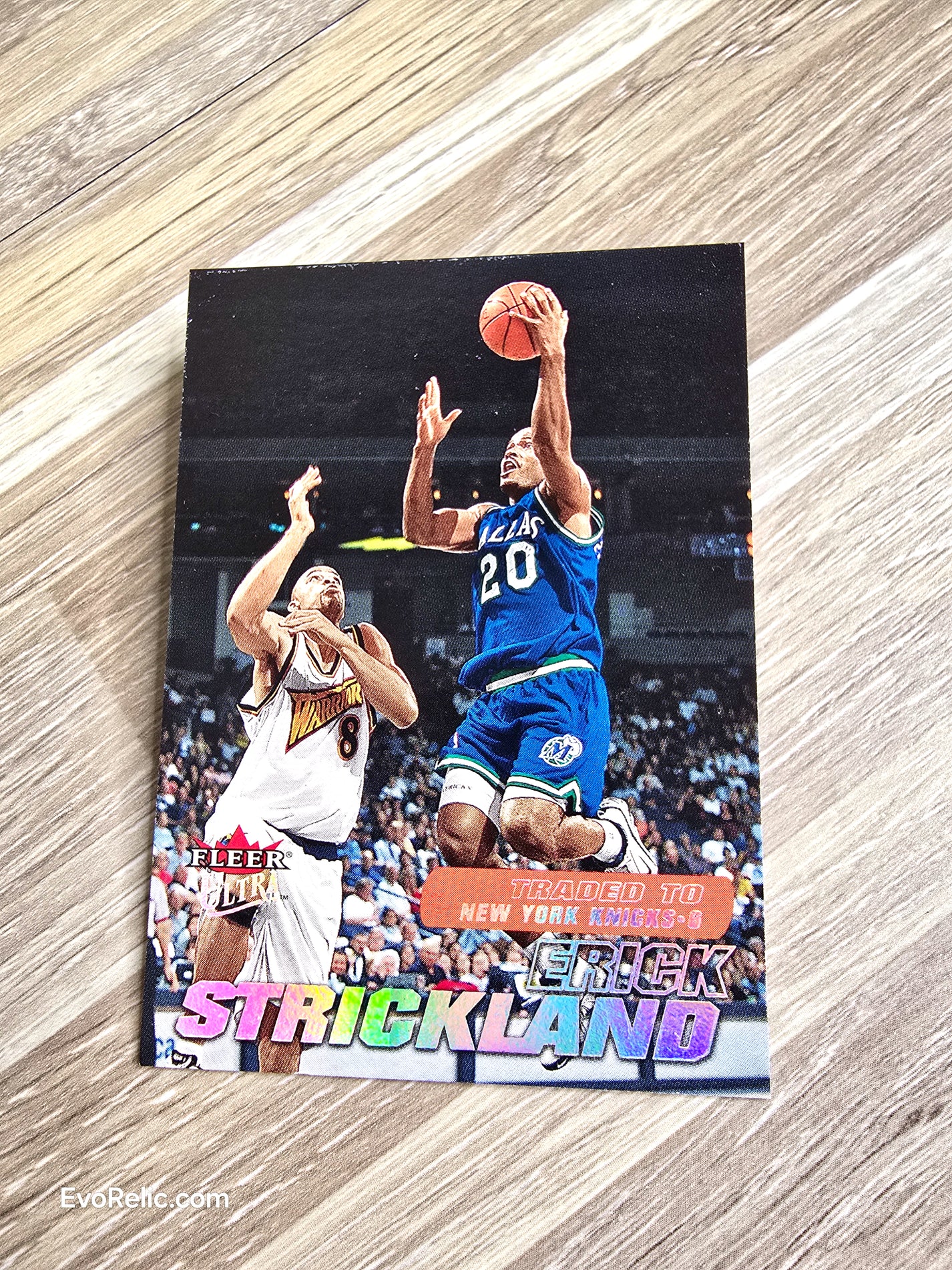 2000'01 Erick Strickland NBA Basketball Card Ultra Fleer No. 54