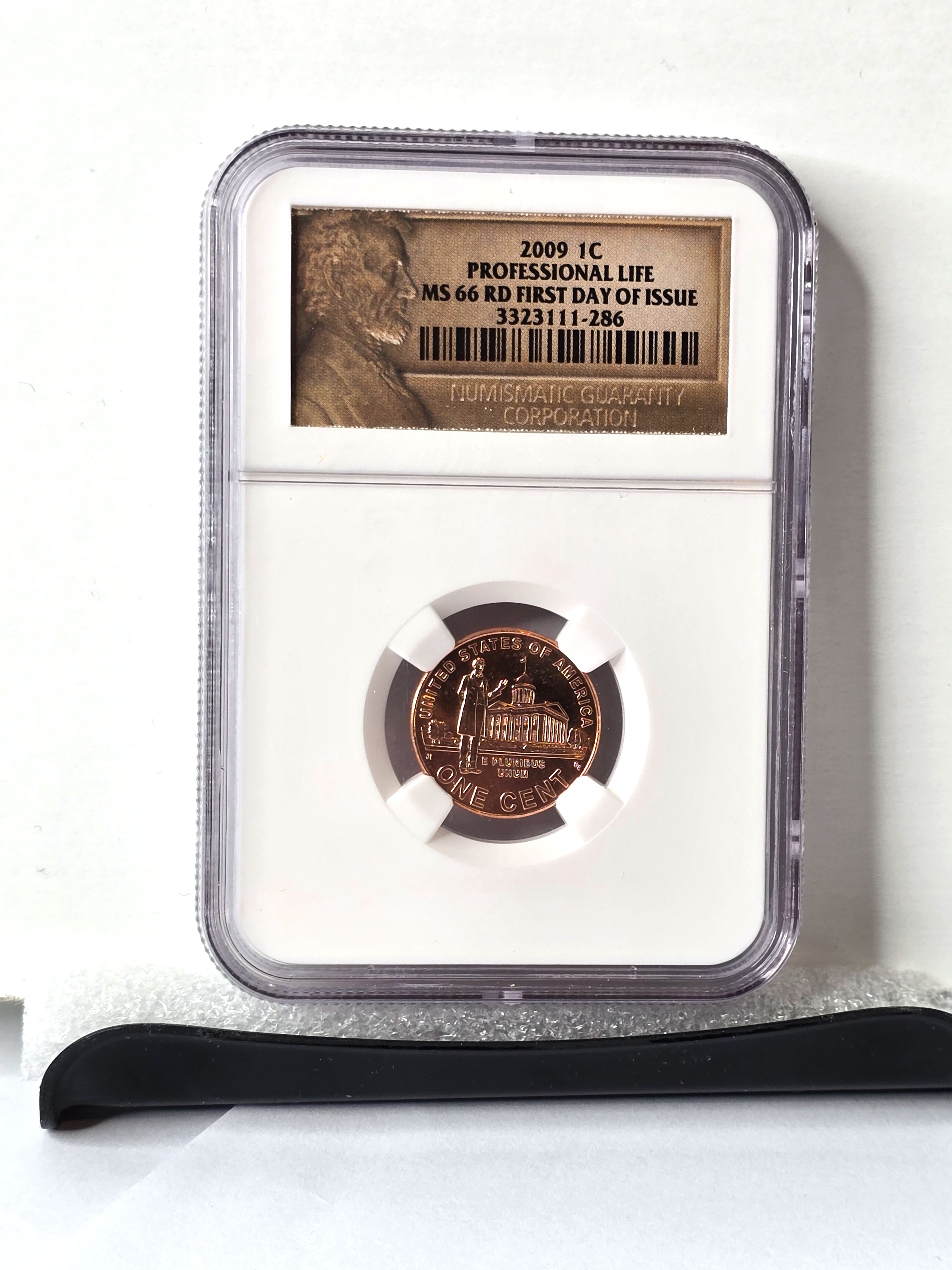 2009 1 Cent First Day Issue NGC Graded MS 66