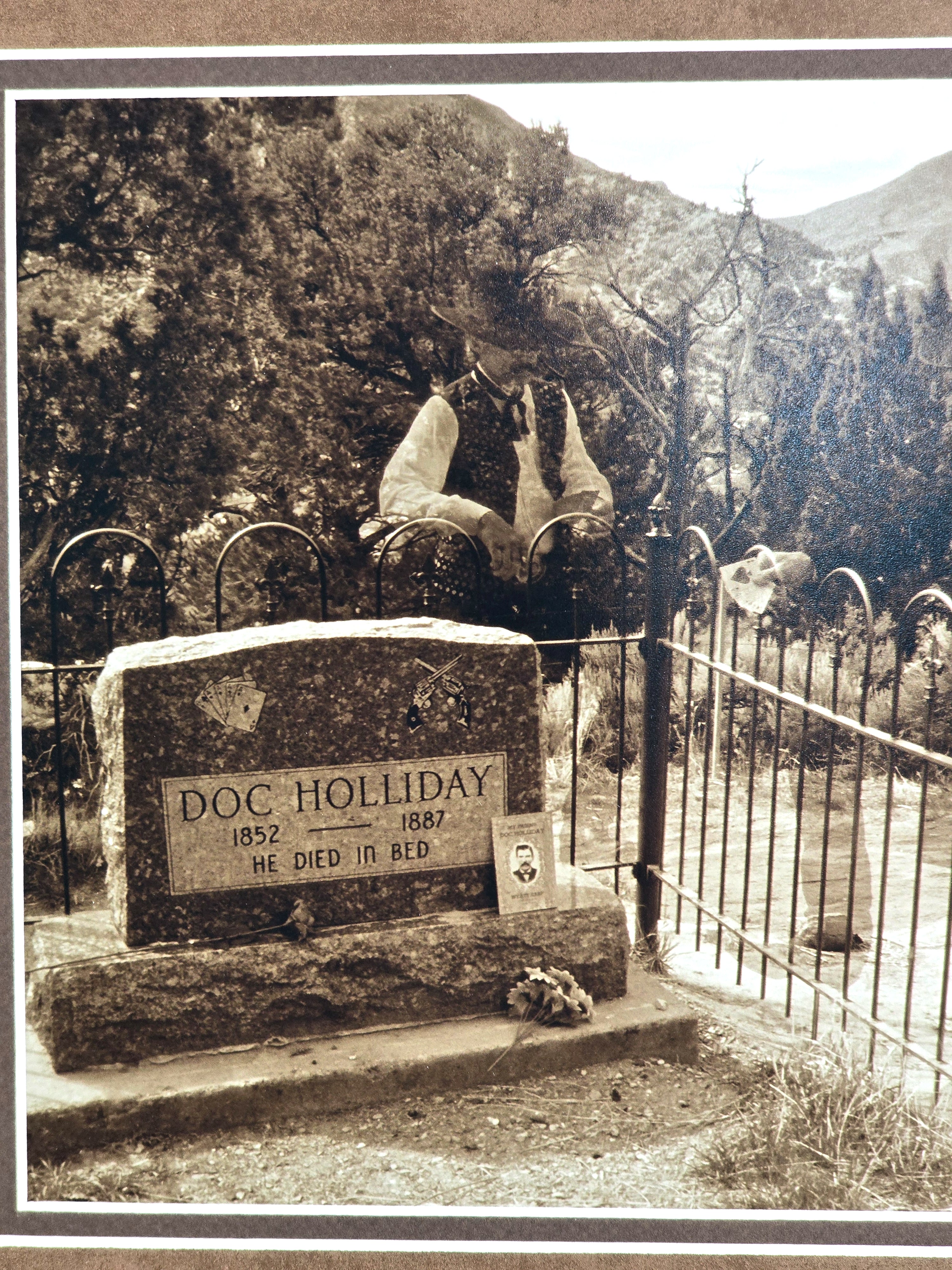 Doc Holliday Tombstone Reunion Photo Signed by Kelsey Cain