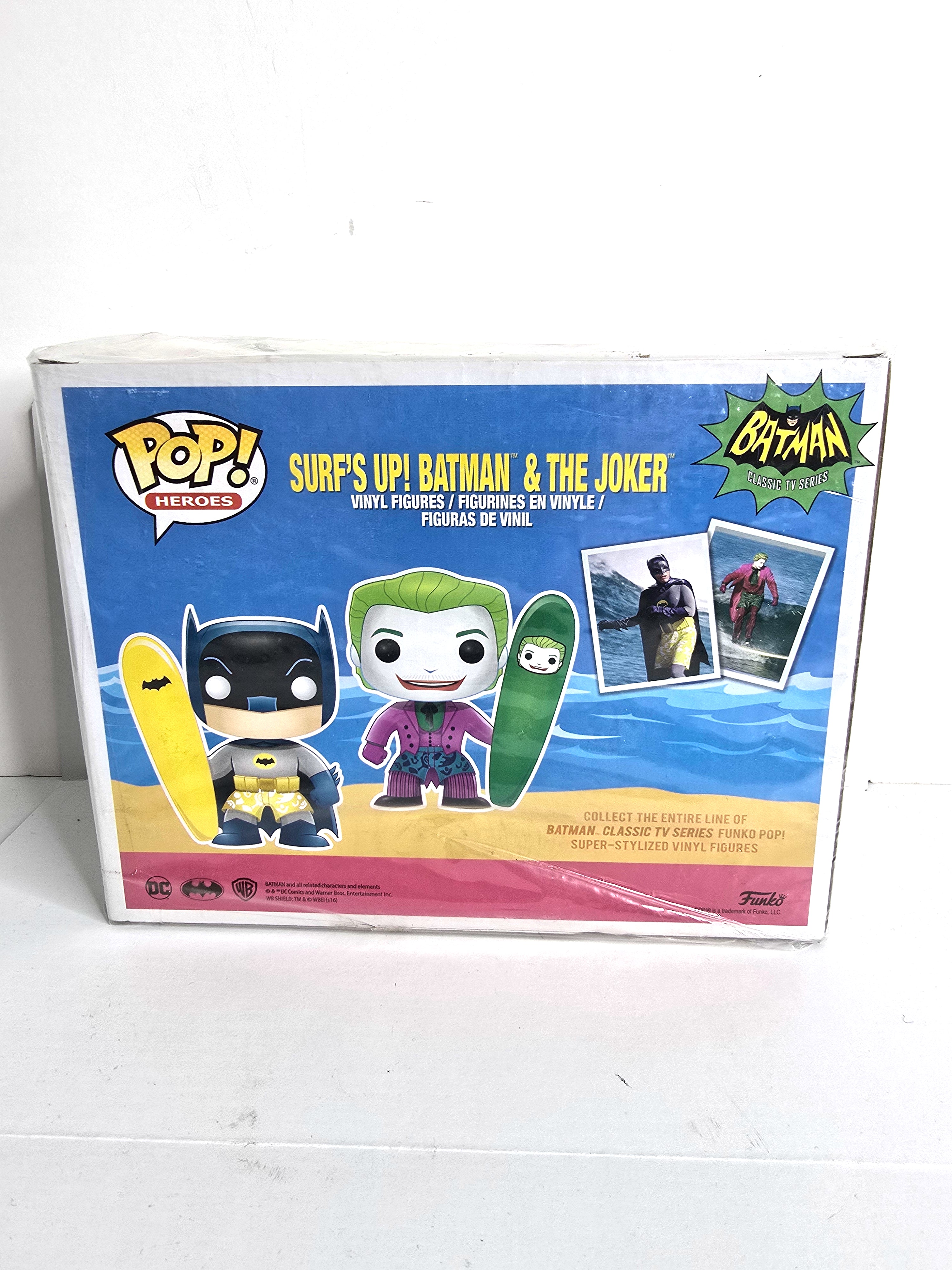 Funko Pop Heroes Surf's Up Batman Joker with Box