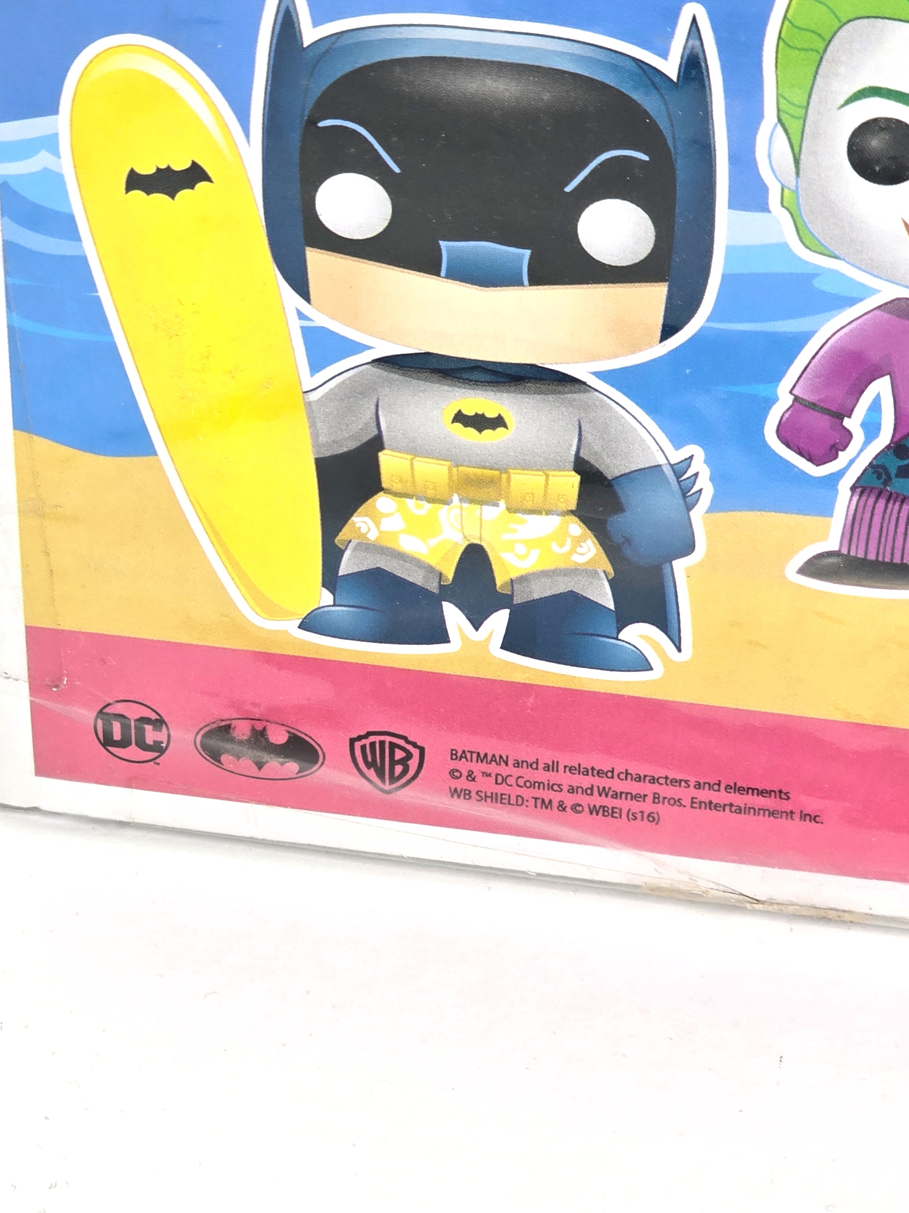 Funko Pop Heroes Surf's Up Batman Joker with Box