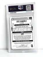 Jose Ramirez Baseball Card 2018 Donruss Optic No. 139 Mint PSA