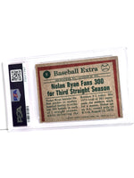 Nolan Ryan Baseball Card 1975 Topps No. 5 PSA Graded