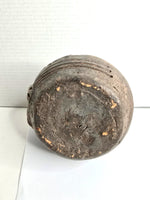 Antique Pre-Columbian Effigy Pot Chancay Blackware Peru Andean Frog