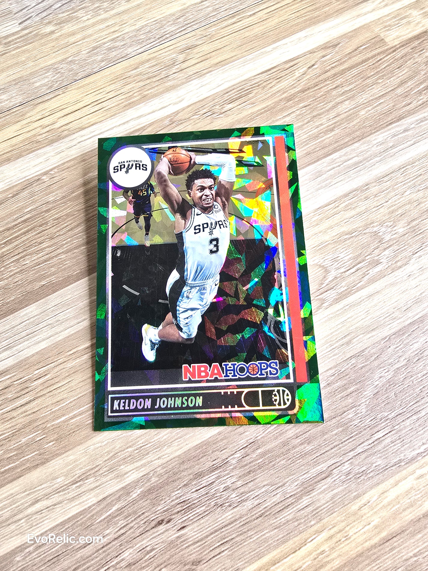 21-22 Basketball Card Keldon Johnson Panini No 34