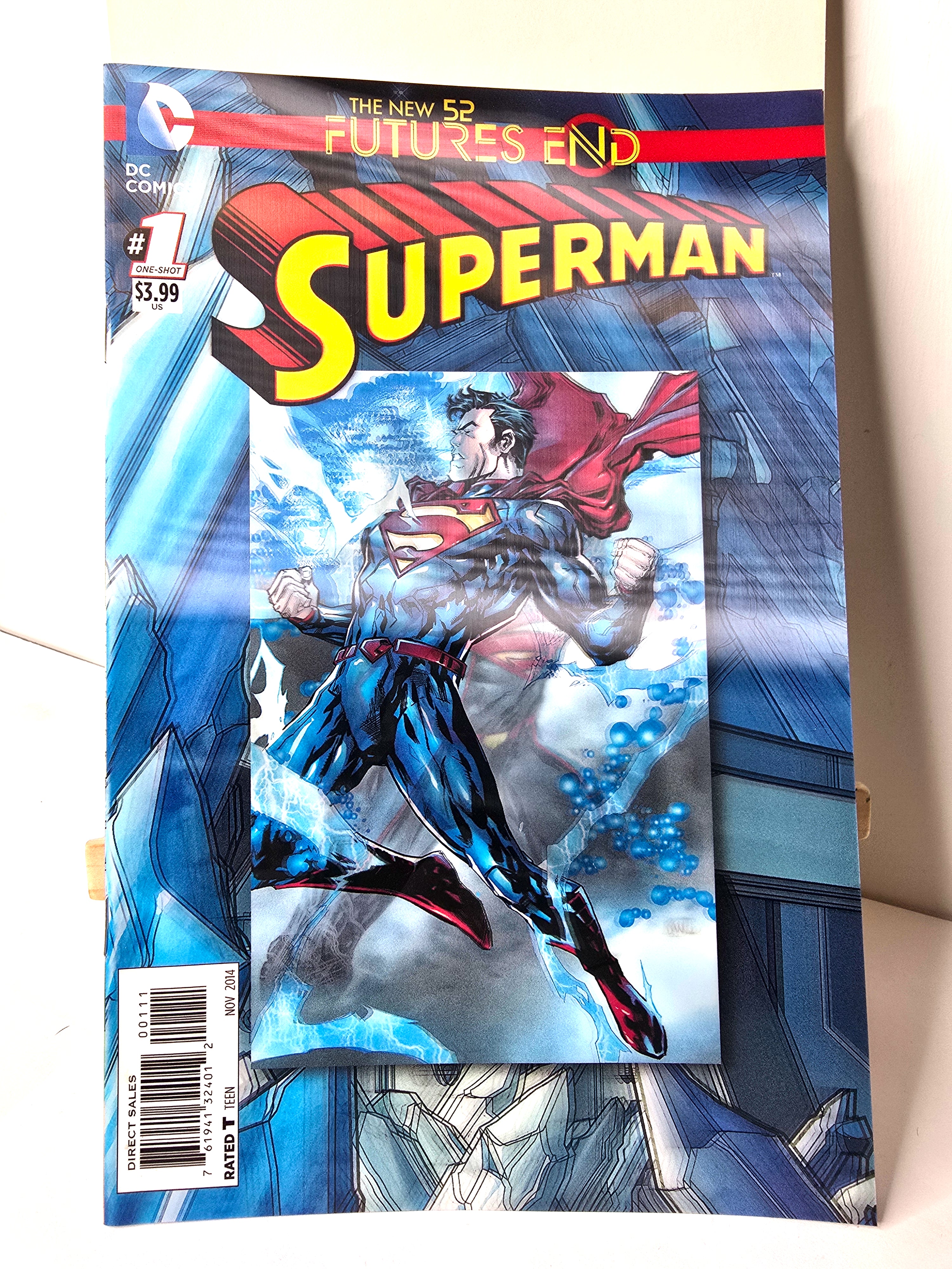 3D Superman DC Comic November 2014 The New 52 Futures End