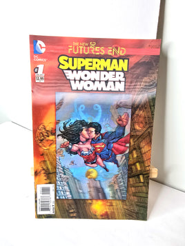 3D Superman Wonder Woman DC Comic November 2014 The New 52 Futures End
