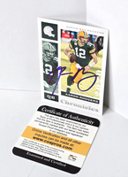 Aaron Rodgers Autograph Football Card 2020 Panini Chronicles No. 35