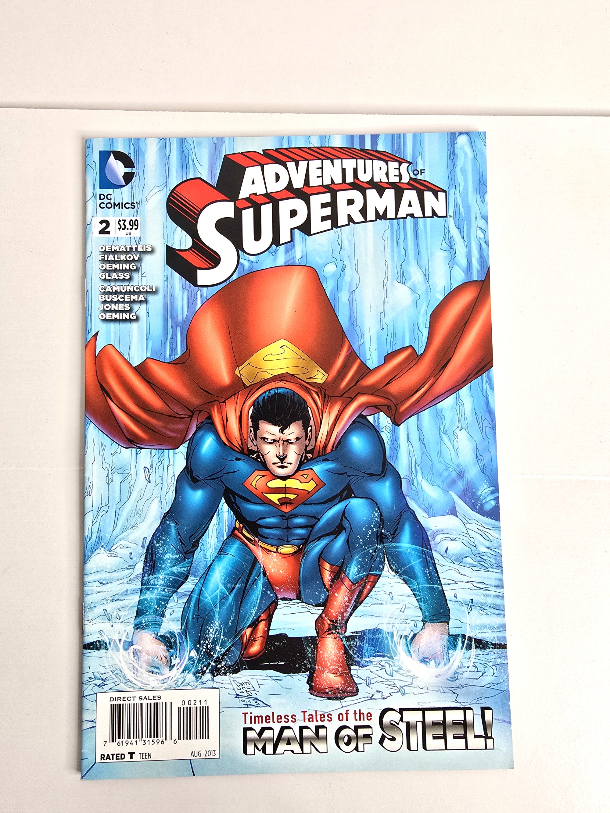 Adventures Superman Man of Steel DC Comics August 2013 No. 2