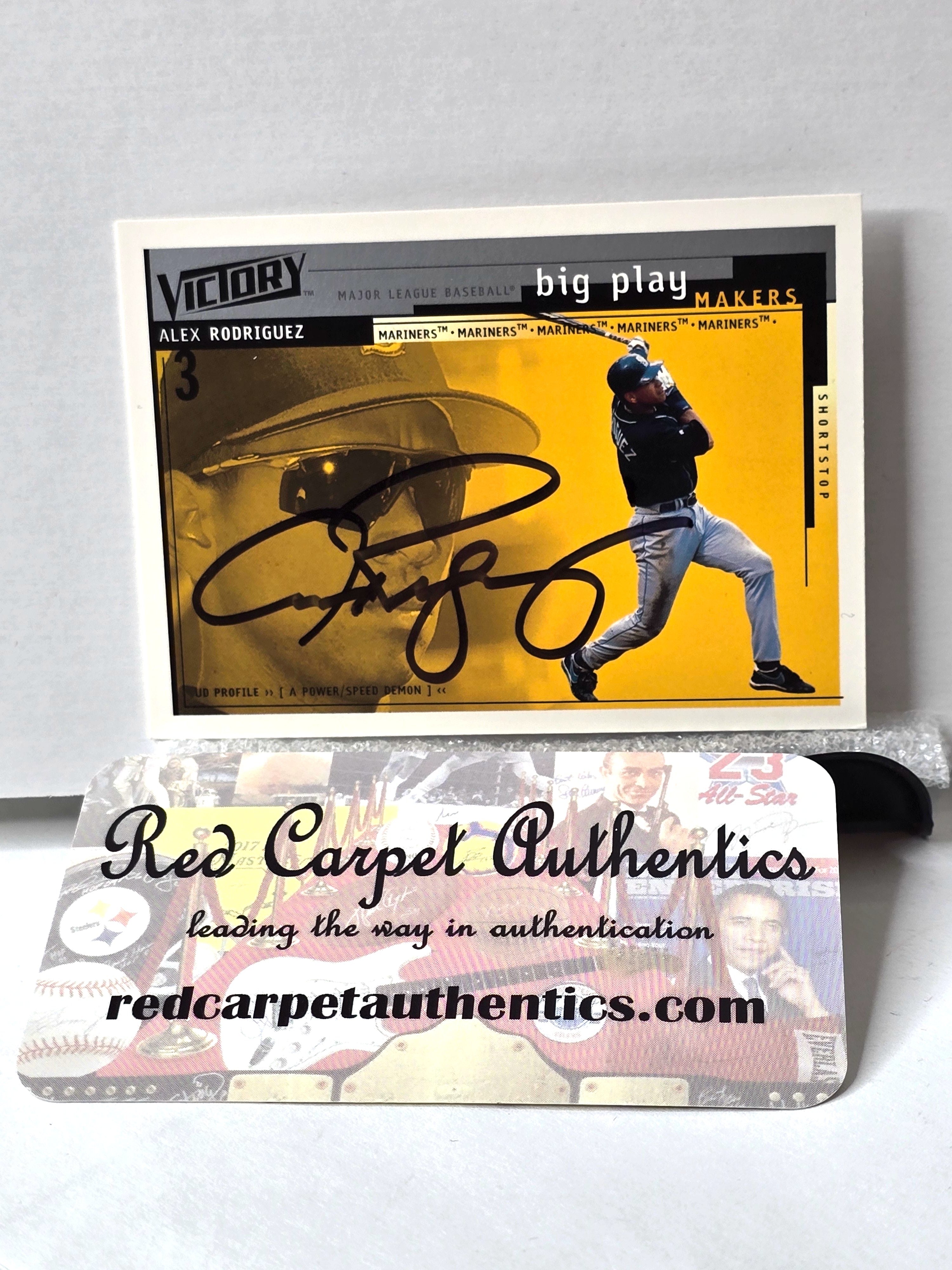 Alex Rodriguez Autograph Baseball Card Mariners 2000 Upper Deck No. 385