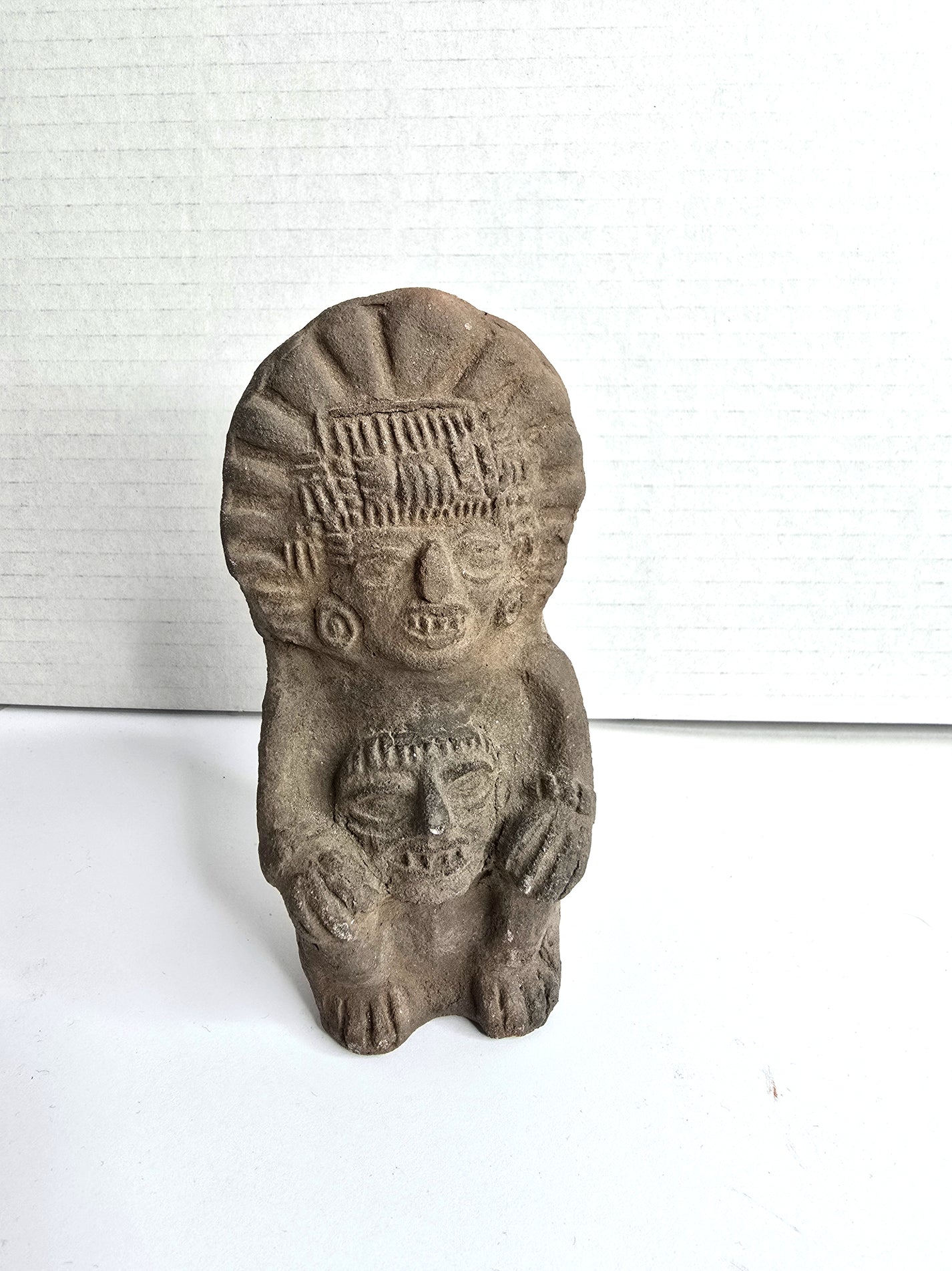 Antique Zapotec Funerary Urn Vase Pre-Columbian Monte Albán III