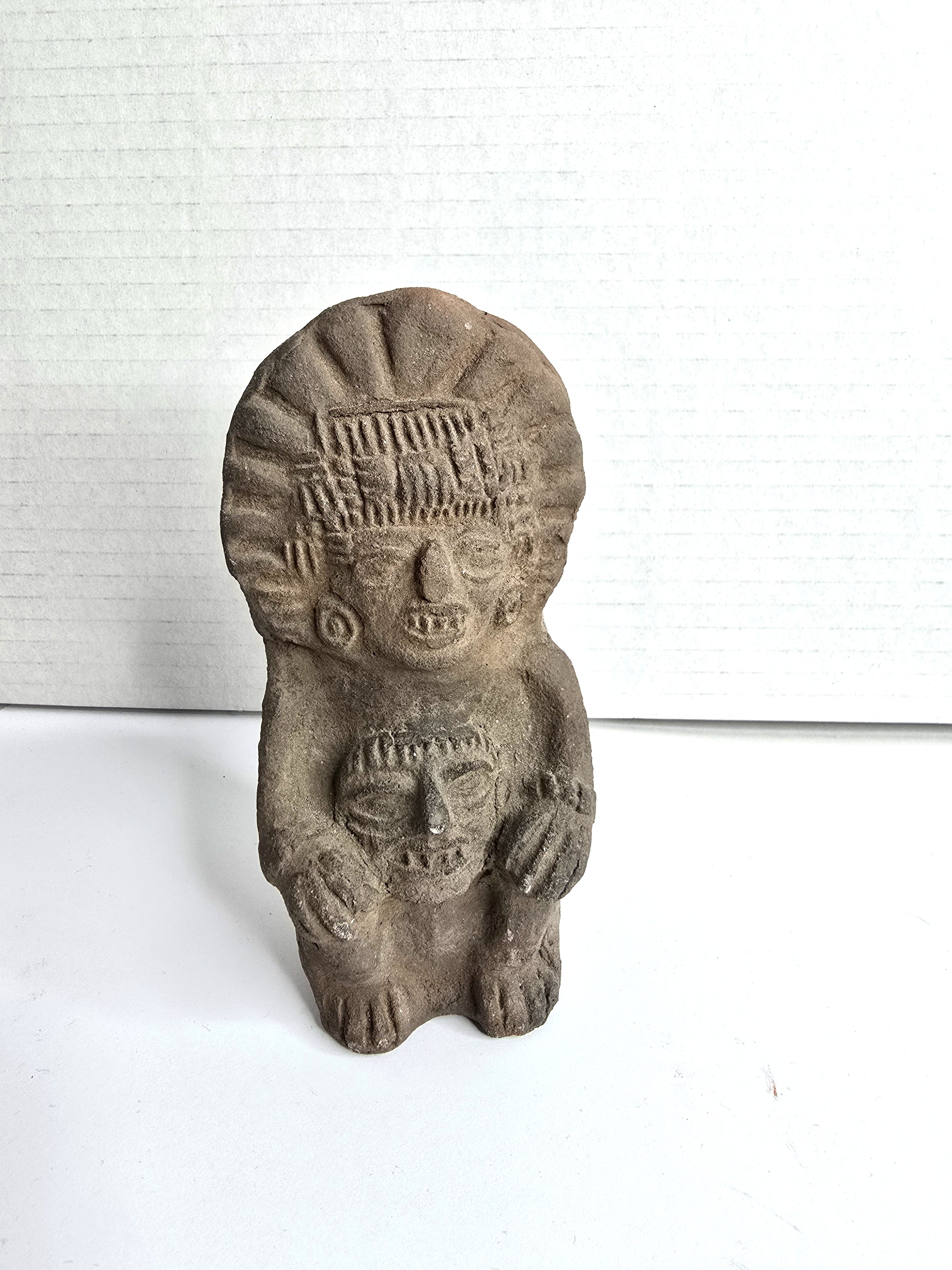 Antique Zapotec Funerary Urn Vase Pre-Columbian Monte Albán III