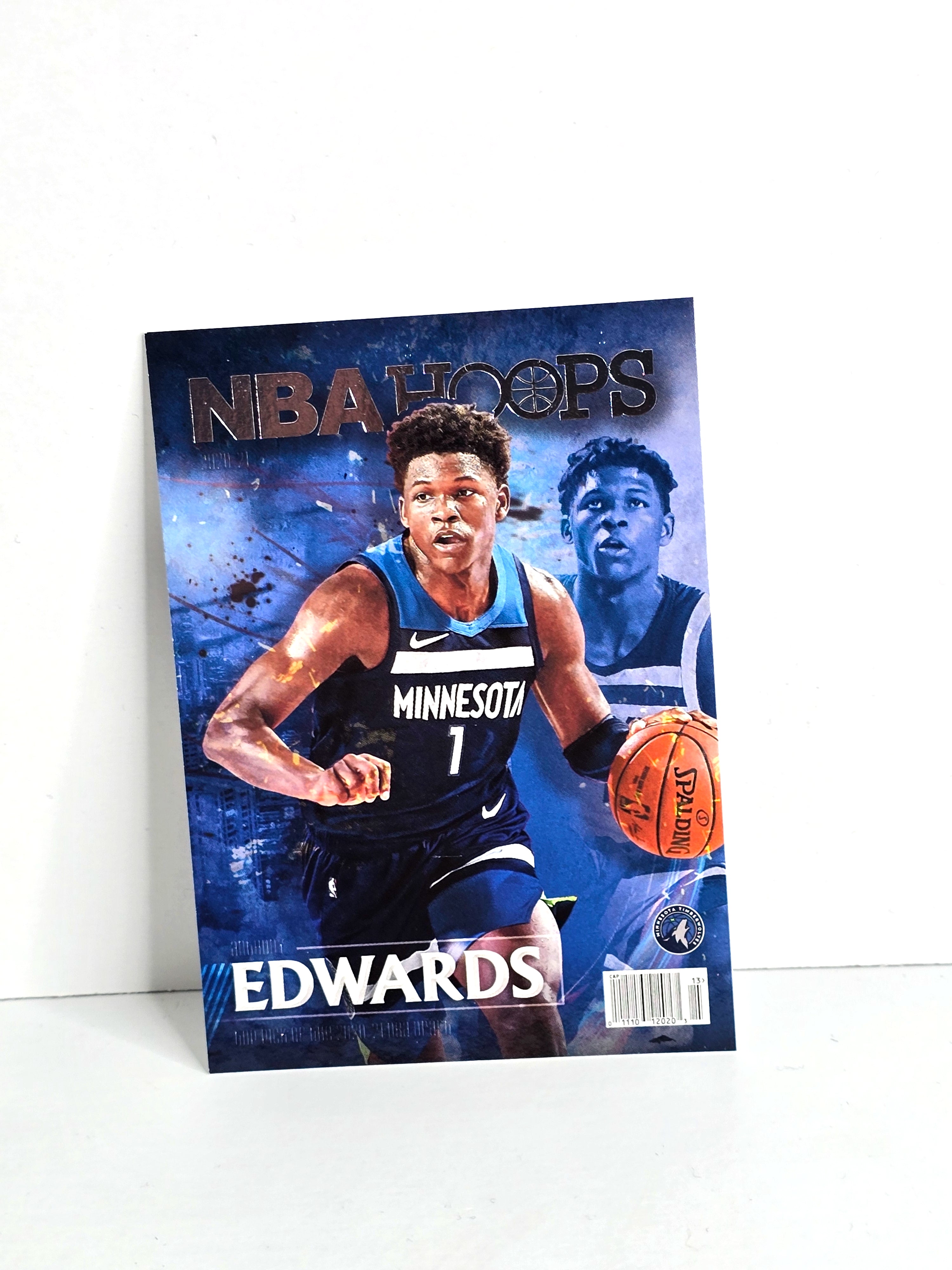 Anthony Edwards Rookie NBA Basketball Card 2021 Panini No. RS-1