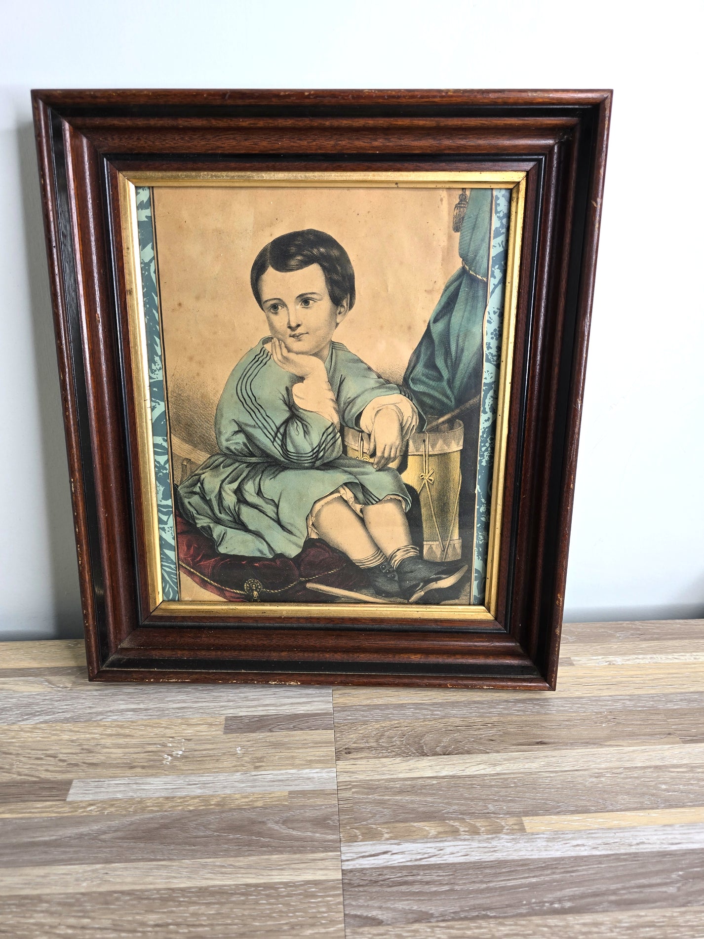 Antique Mid 1800s Decor Artwork Wall Hangings