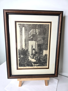 Art Drawing Miss Mary Bobo's Boarding House Restaurant in Lynchburg, Tennessee