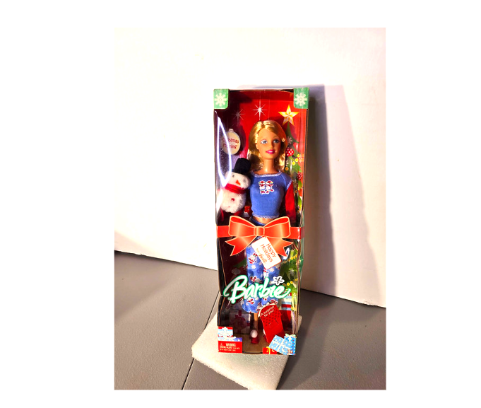Barbie Vintage Figure Christmas Morning with Box