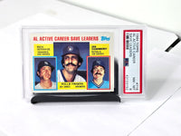Baseball Save Leaders Card 1984 Topps Gossage Fingers Quisenberry