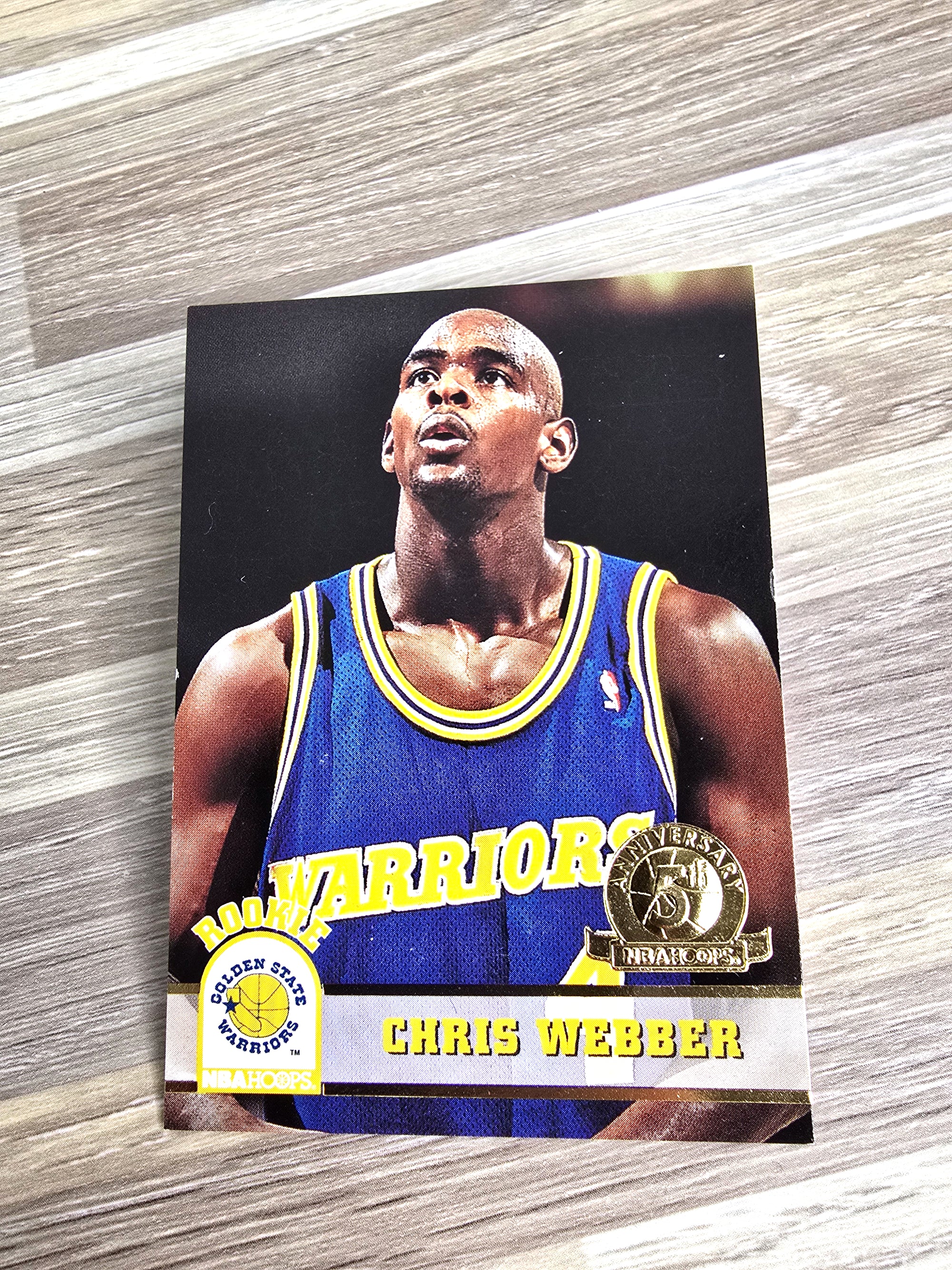 Basketball Card Chris Webber Warriors 1994 Skybox No. 341