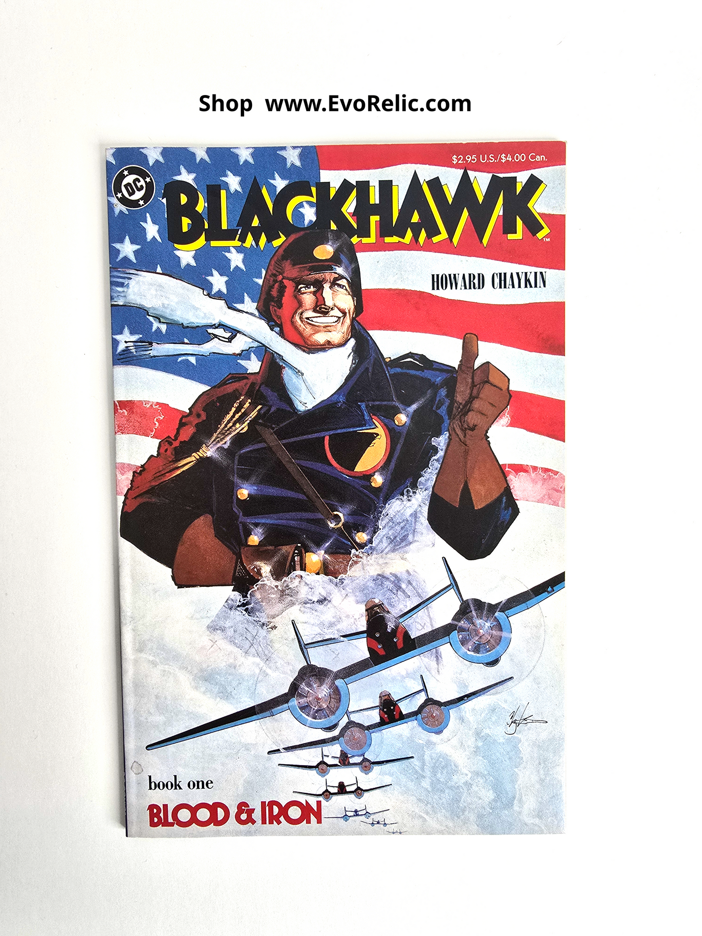 Blackhawk DC Comics Book One Blood &amp; Iron 1987 First Printing