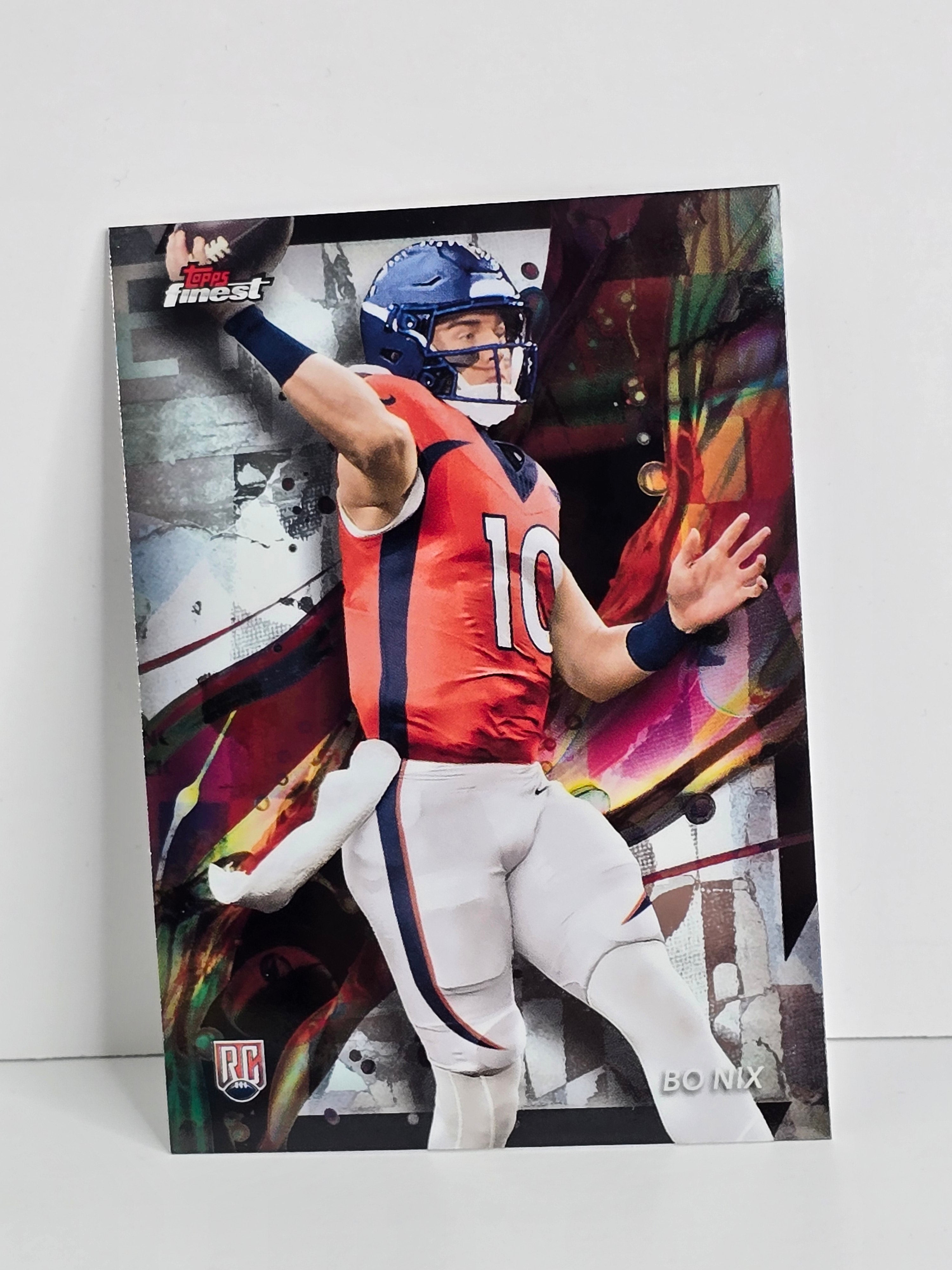 Bo Nix Football NFL Card Rookie 2024 Topps