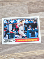 Brayan Rocchio Rookie Baseball Card 2023 Topps No. 533