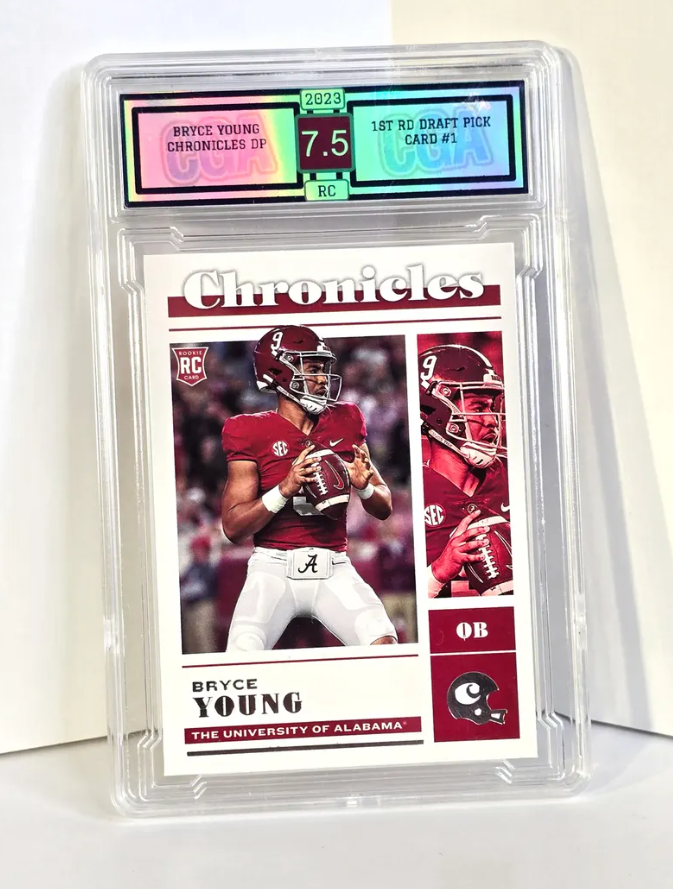 Bryce Young Rookie Football Card 2023 Panini No. 1
