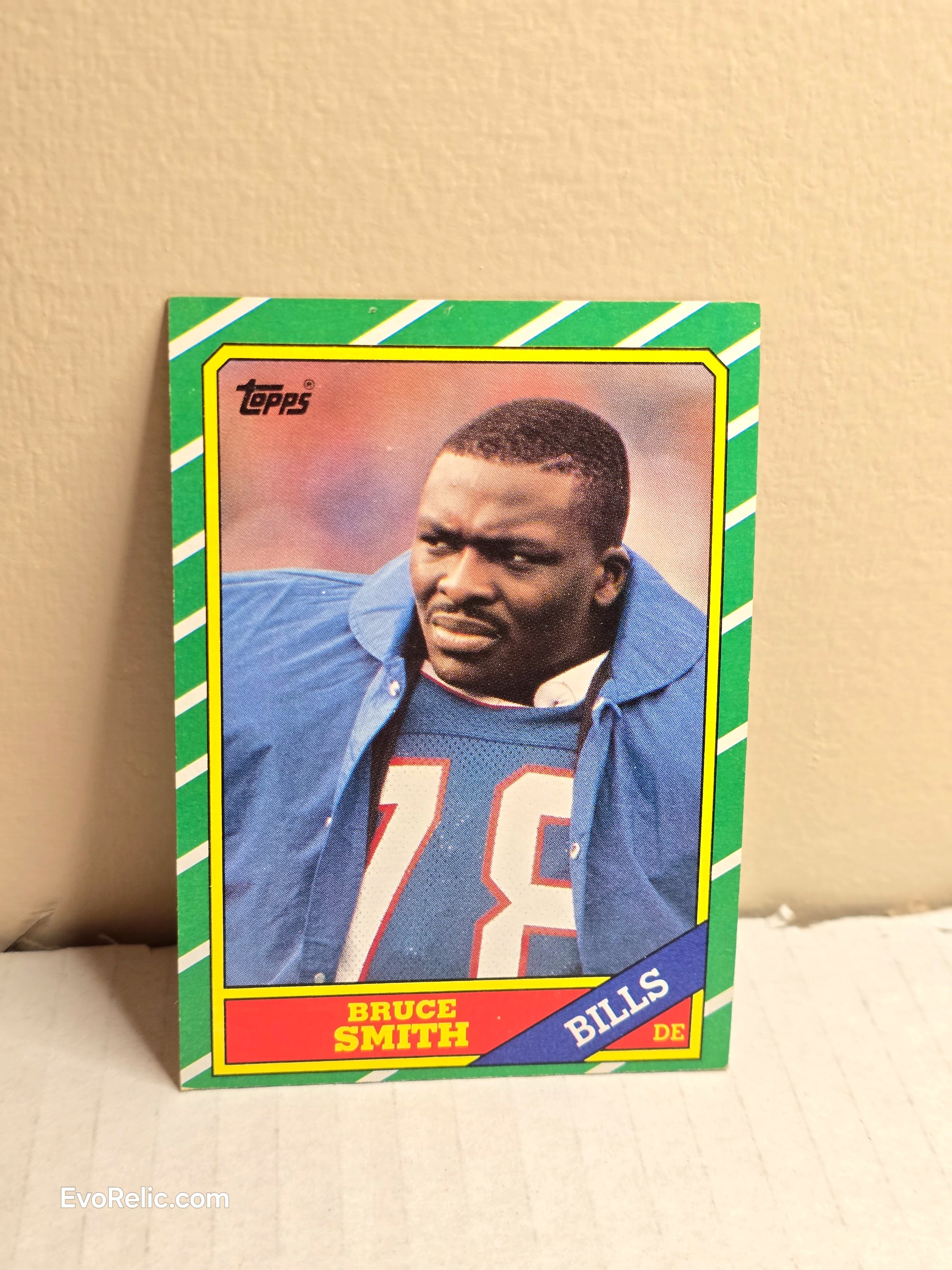 Buffalo Bills Topps Football Bruce Smith 1986 NFL Card No 389