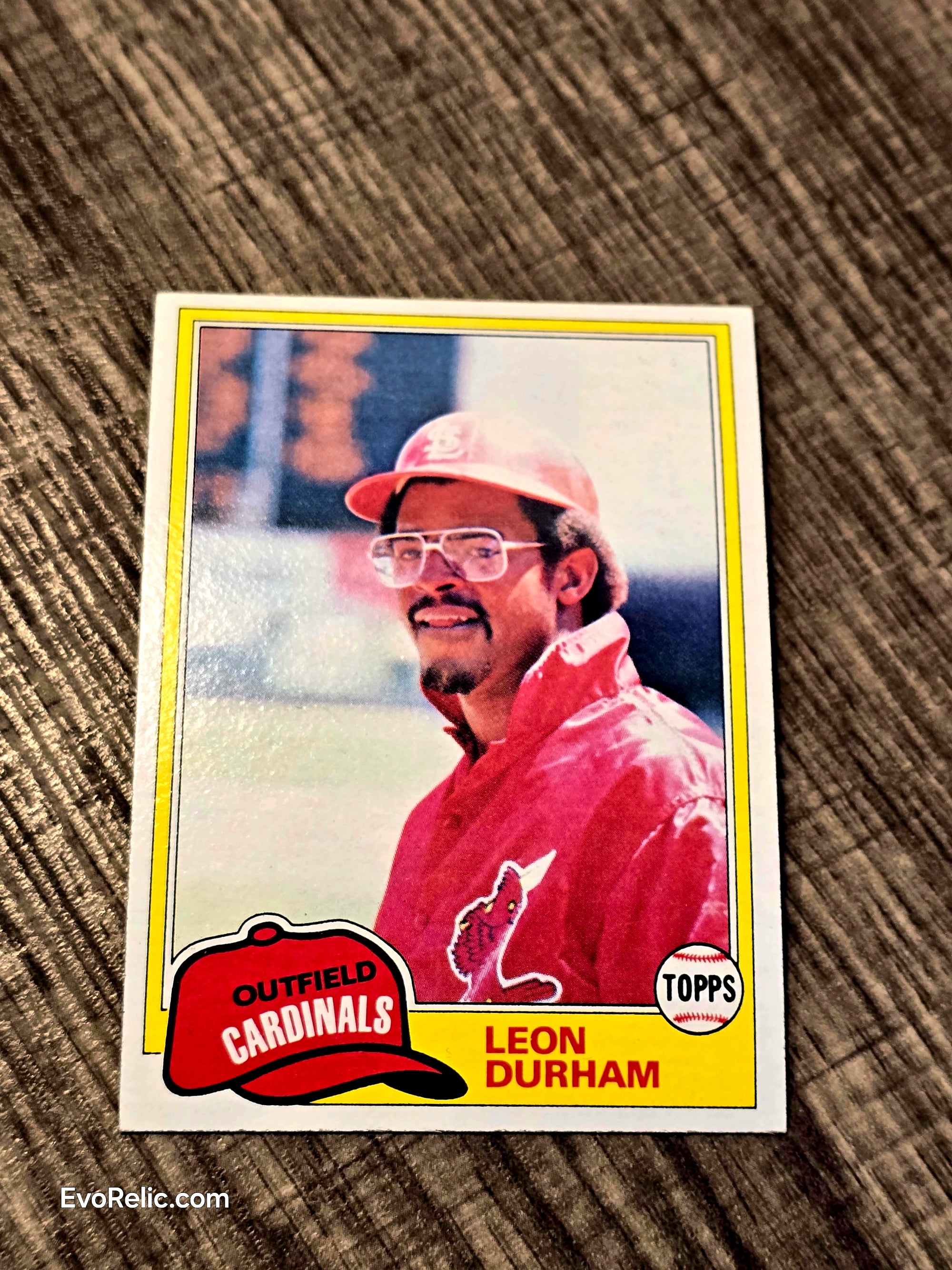Cardinals Baseball 1981 Leon Durham Topps No 321