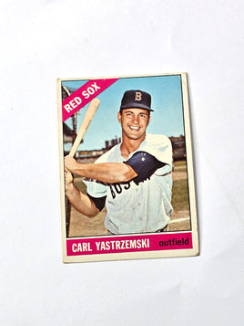 Carl Yastrzemski Red Sox Baseball Card 1966 Topps No. 70