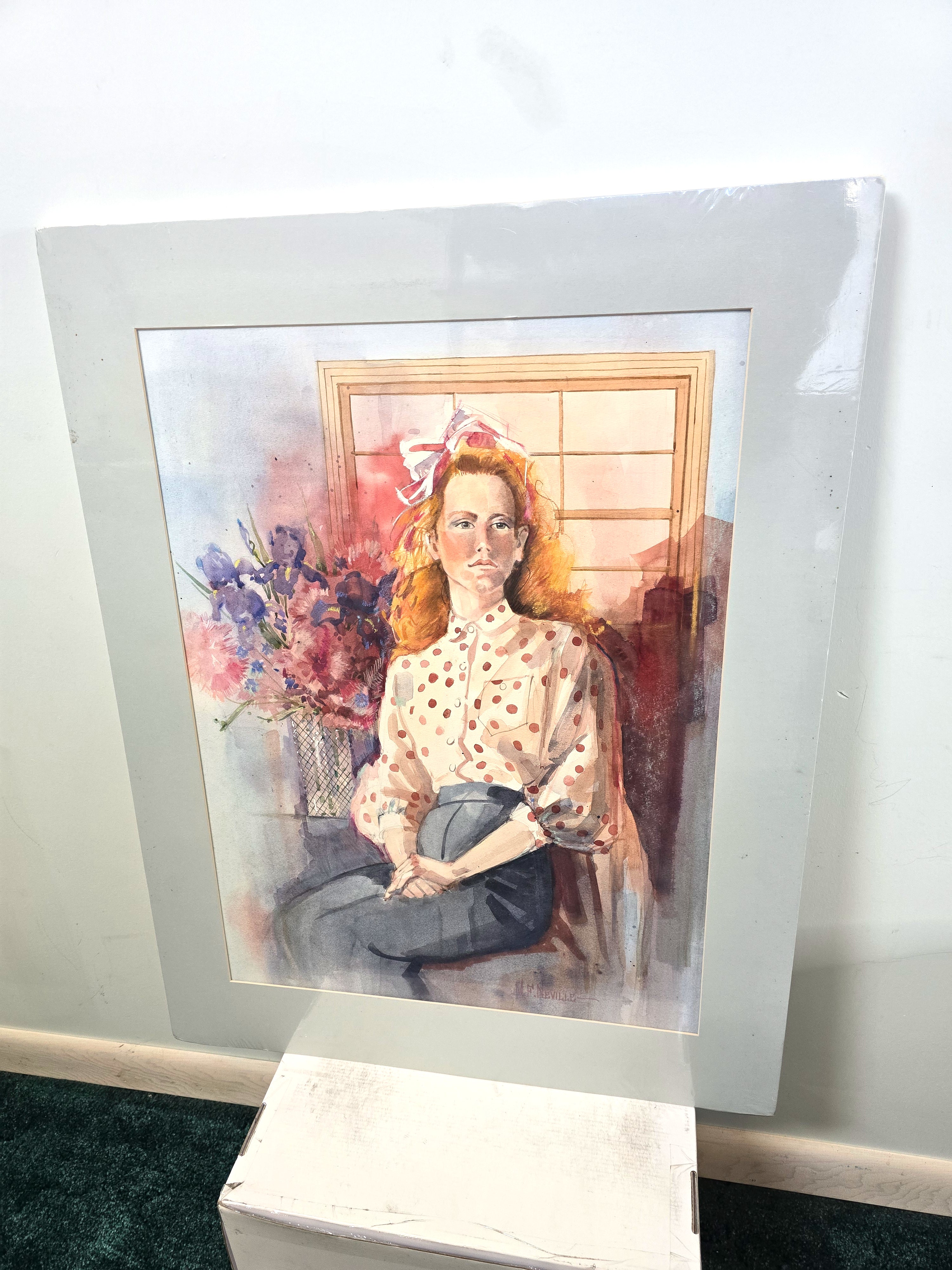 Casual Day at Home Painting Signed by Artist