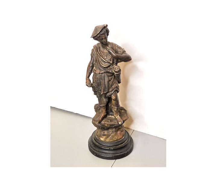 1950s Chalkware Statue Home Decor