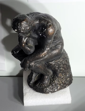 Chalkware Thinker Statue 1962 Austin Production Inc.