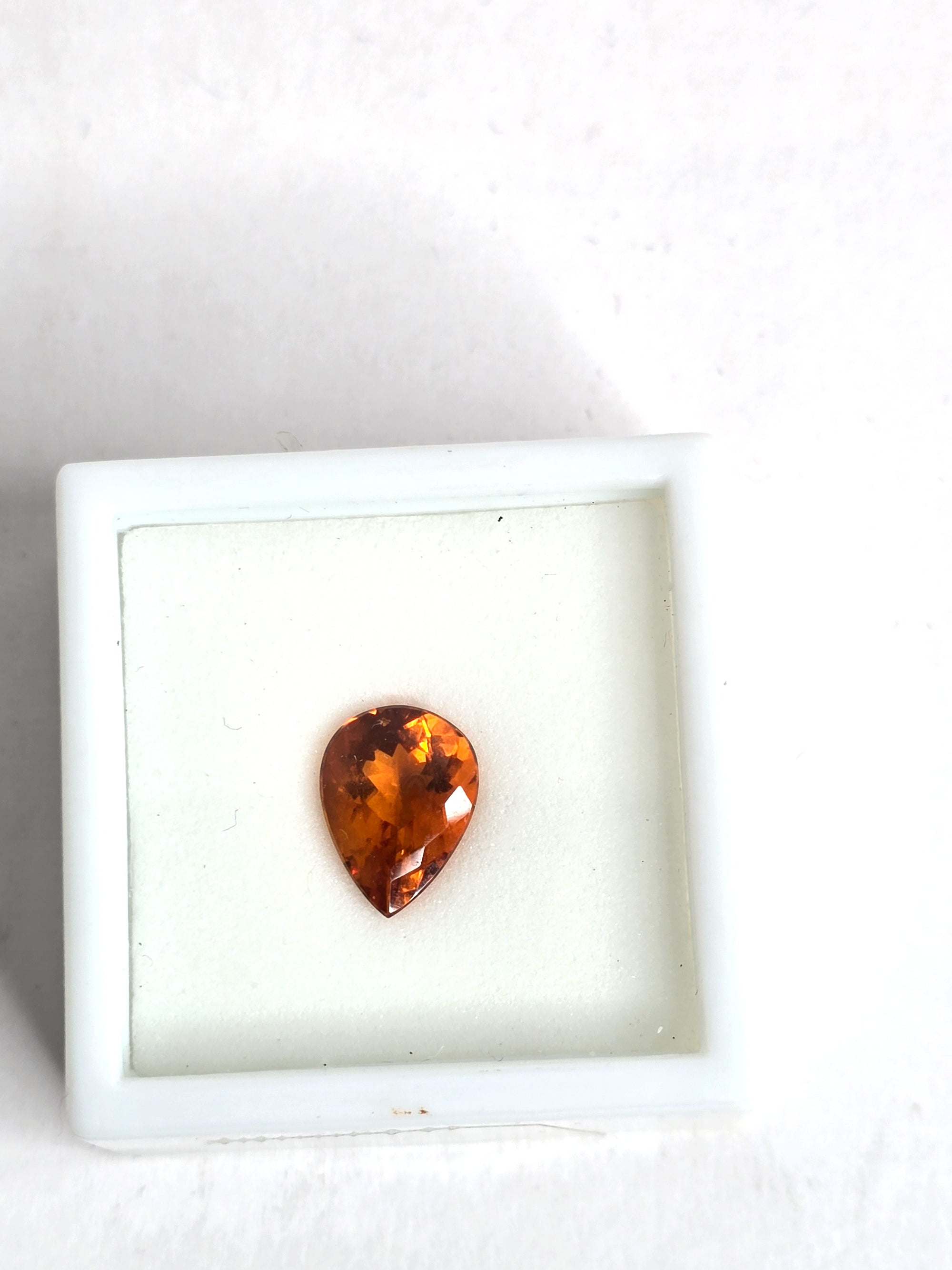 Citrine Burgundy Heart Shape Gemstone High Quality