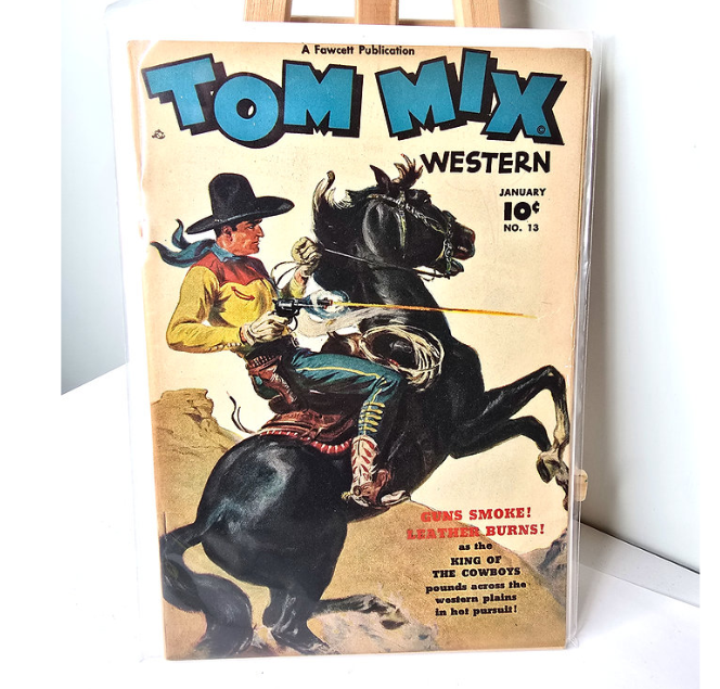 1949 Tom Mix Western #13 January Comic Book