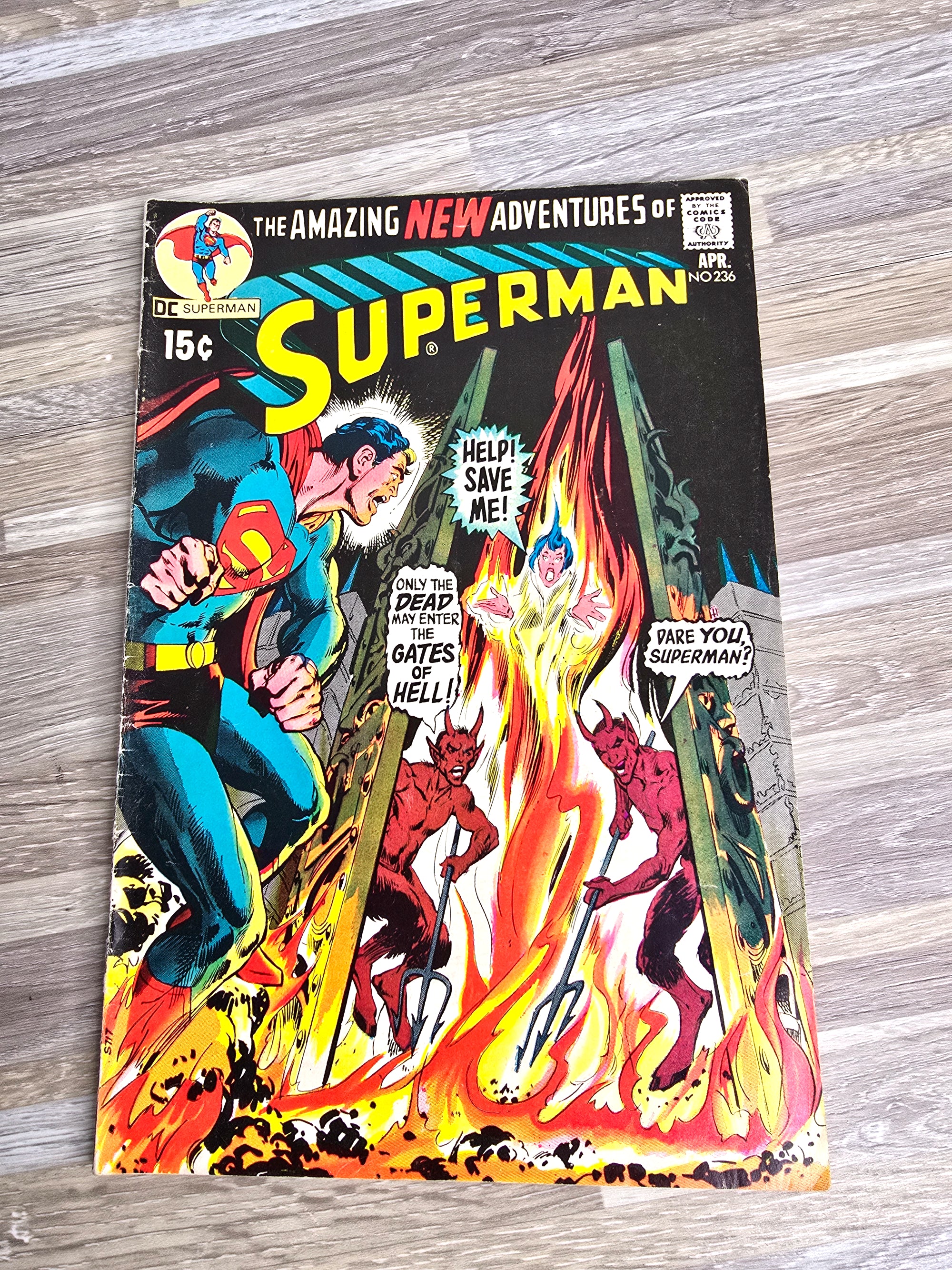 DC Comic Book Superman 1971 April No. 236