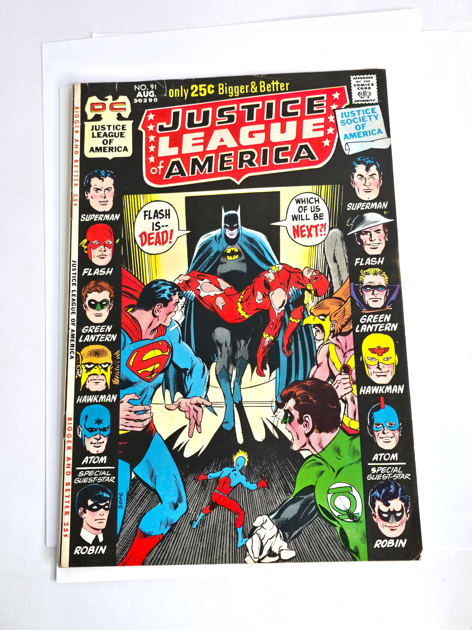 DC Comics Justice League America 1971 August No. 91