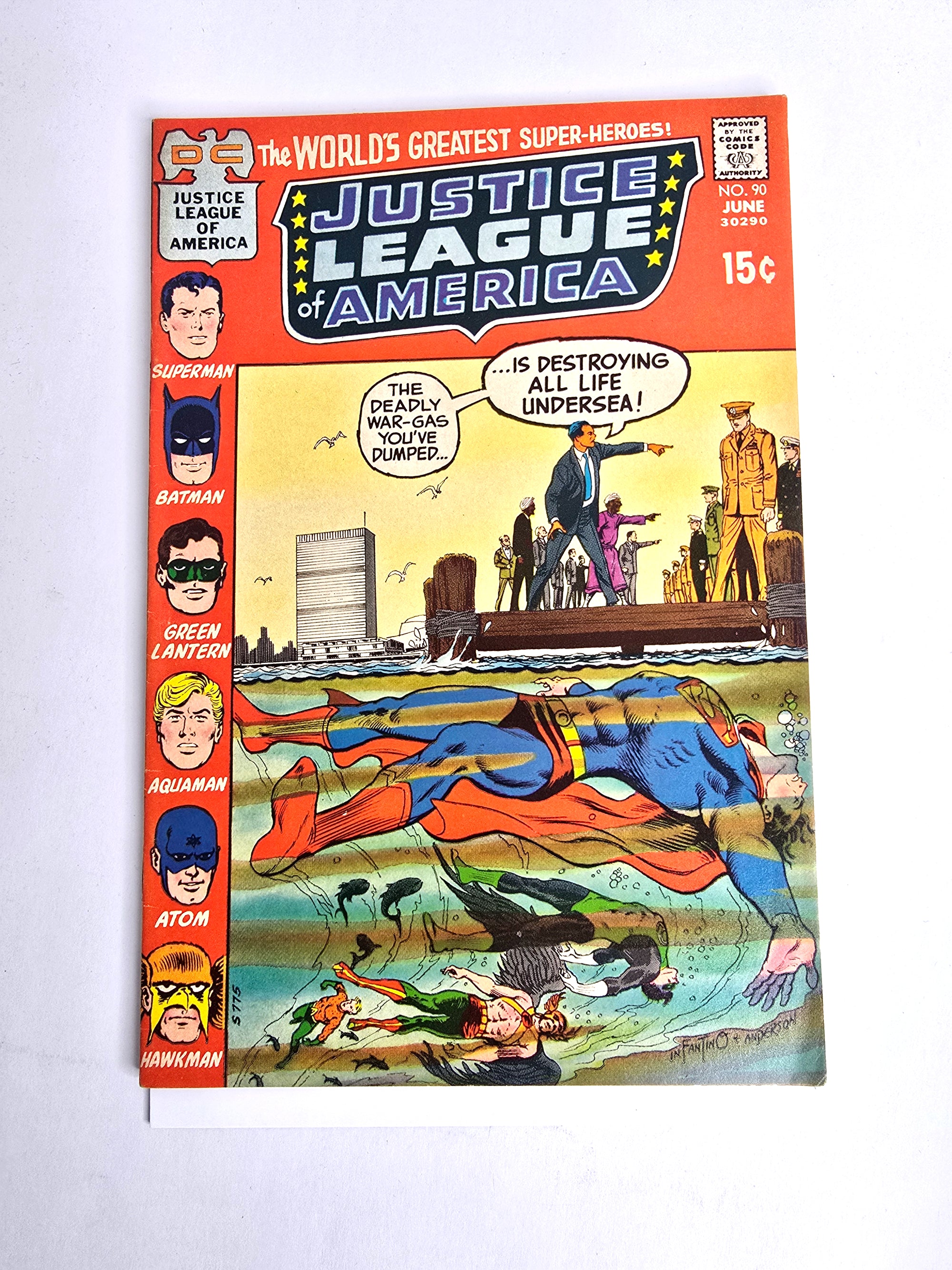 DC Comics Justice League of America 1971 June No. 90