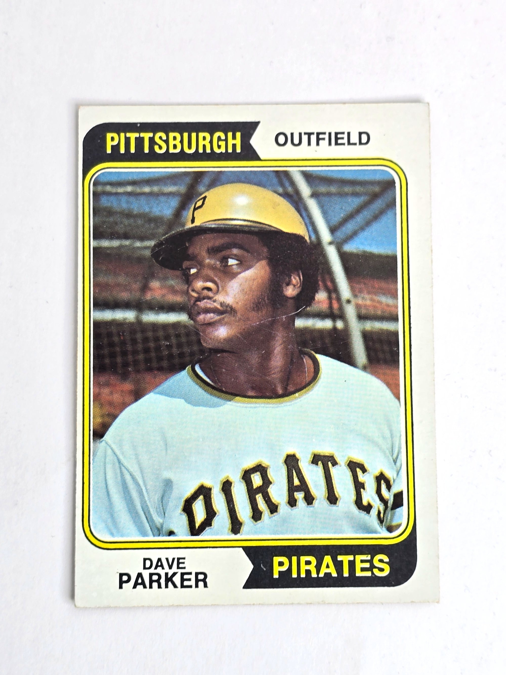 Dave Parker Pirates Baseball Card 1974 Topps No. 252