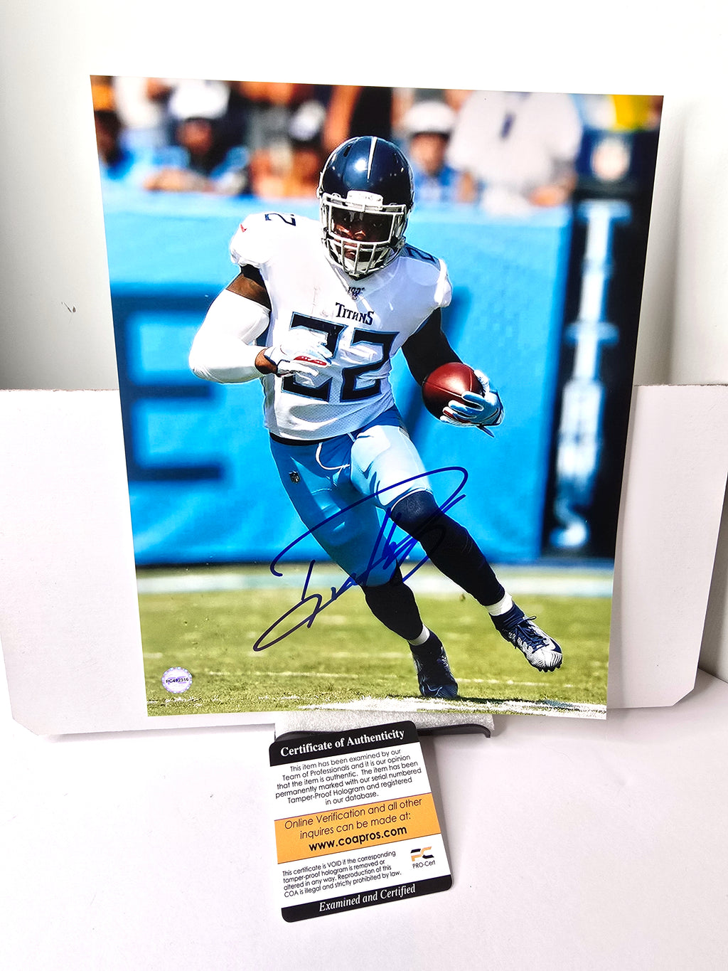 Derrick Henry Signed Autograph NFL Football Photo