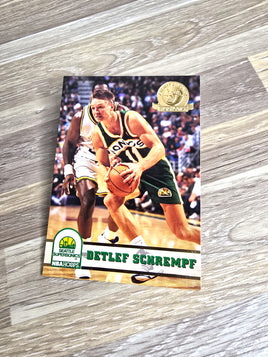 Detlef Schrempf Seattle Supersonics Basketball Card 1994 Skybox No. 411