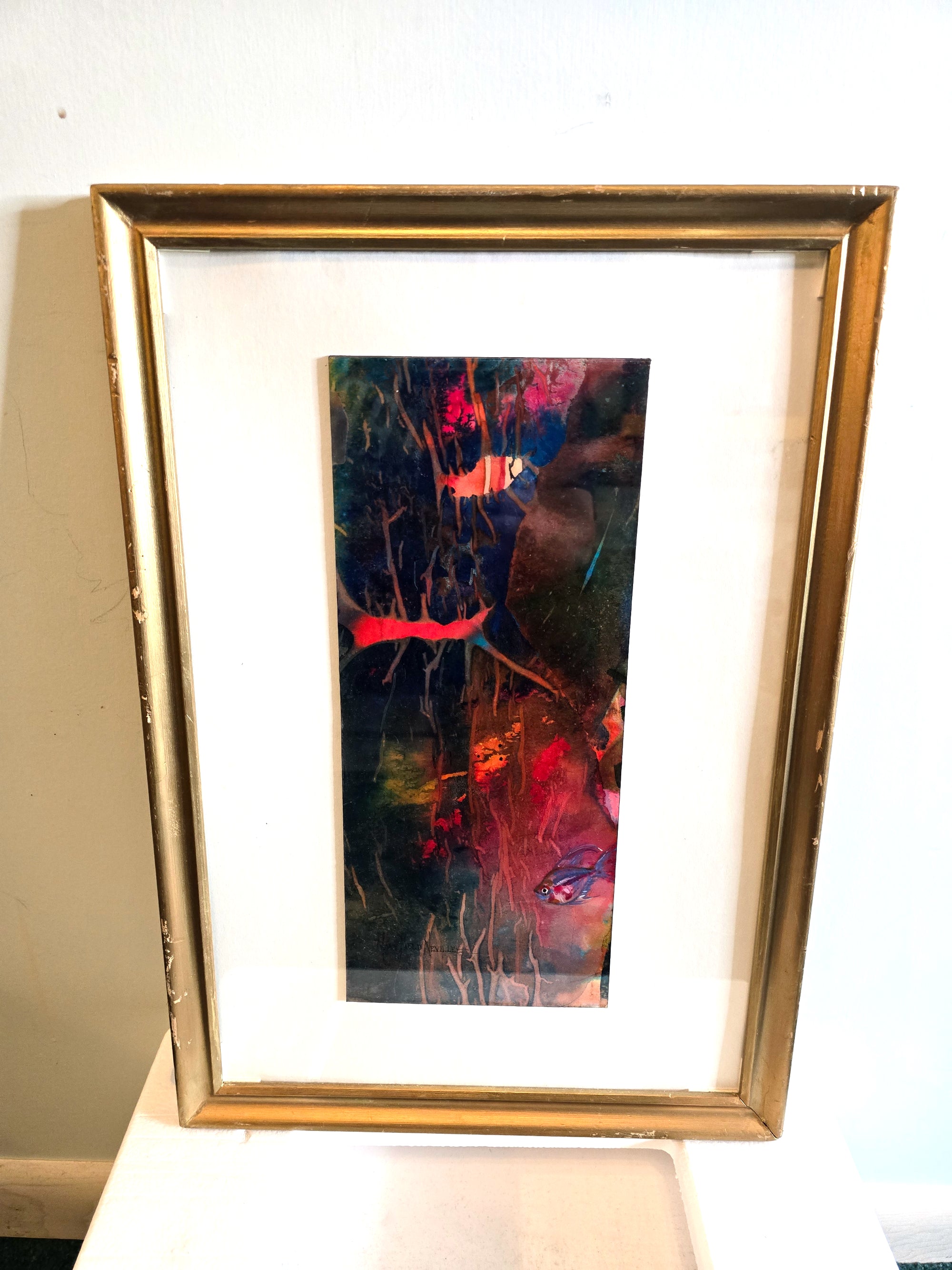 Down Deep Mixed Media Art Painting