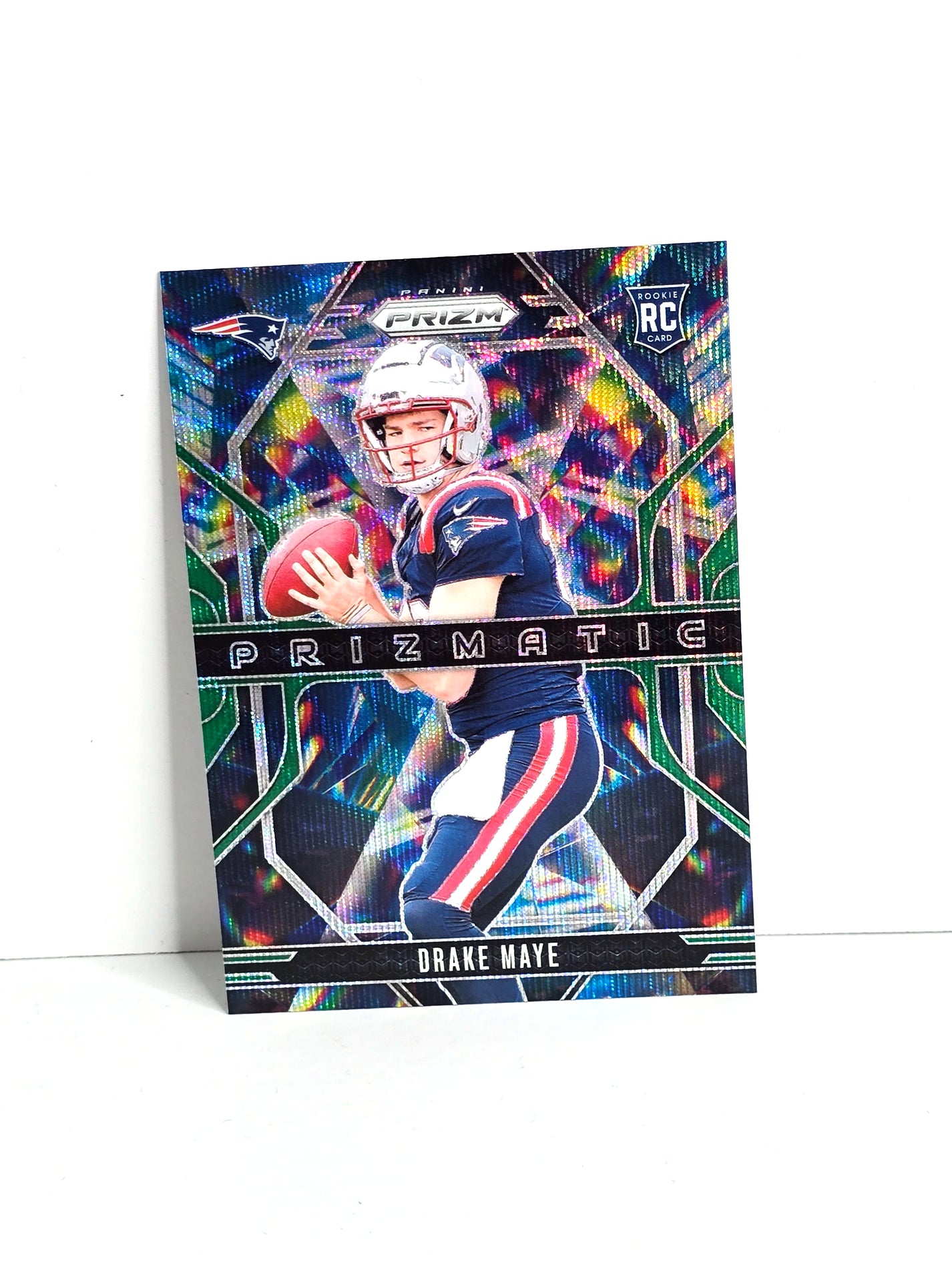 Drake Maye Rookie NFL Football Card 2024 Panini Prizm No. 2